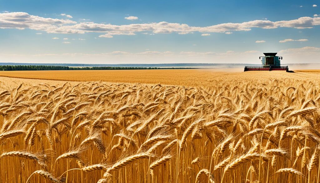 Canada wheat production