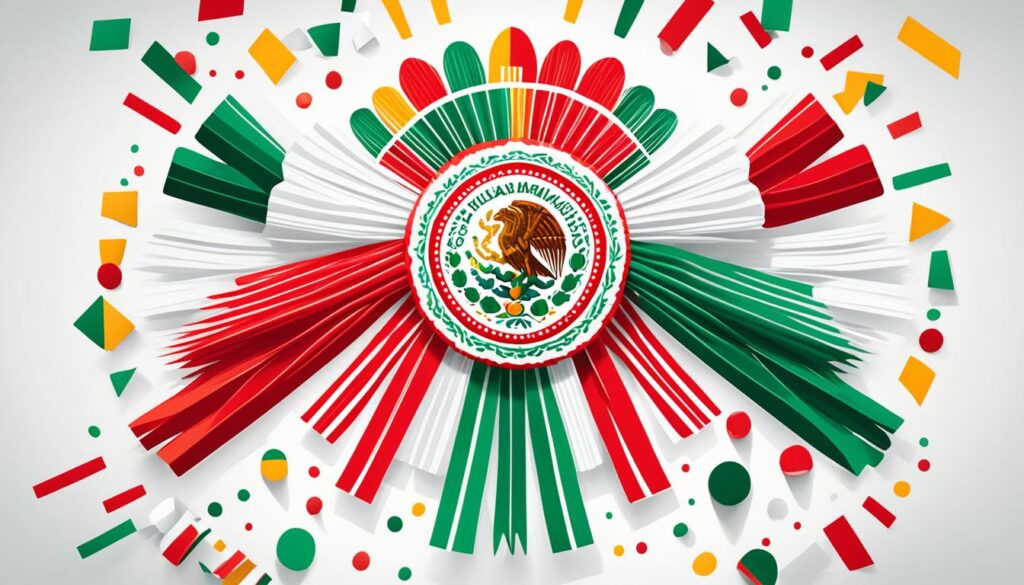 Mexican flag colors