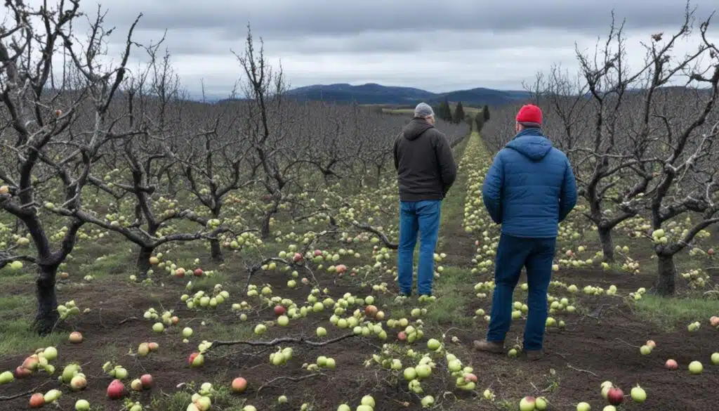 apple production challenges