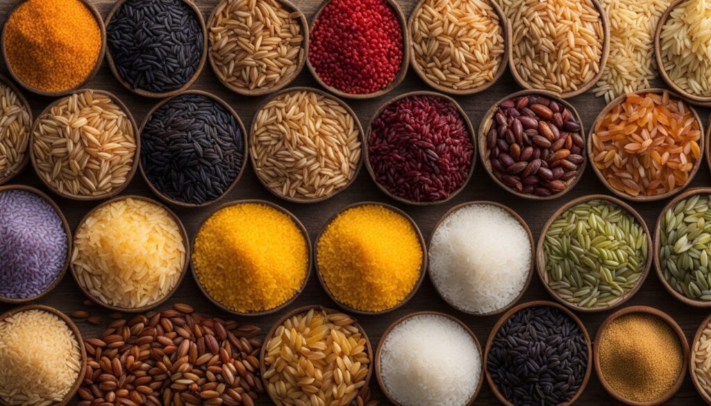 rice varieties and types