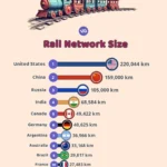 Miles of Rails: The Top 10 Countries with the Largest Railway Systems