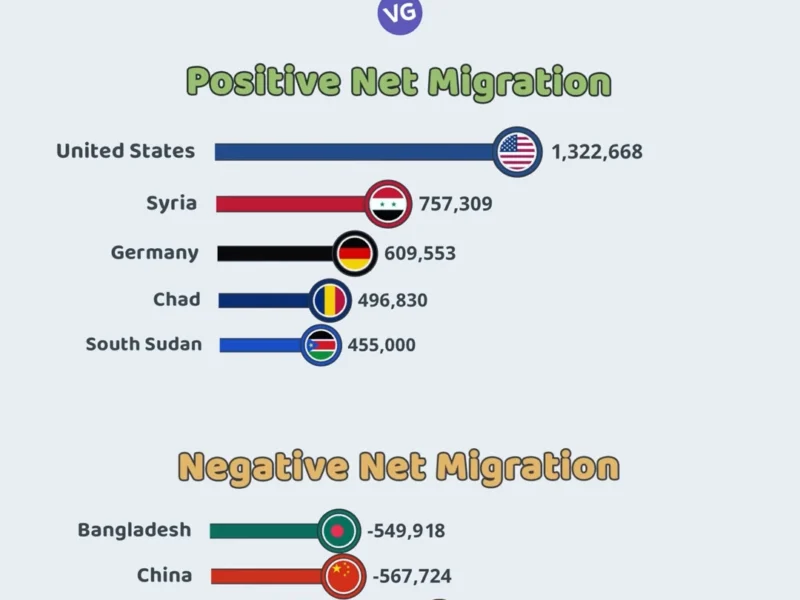 Global Migration Patterns 2023 A Tale of Two Flows