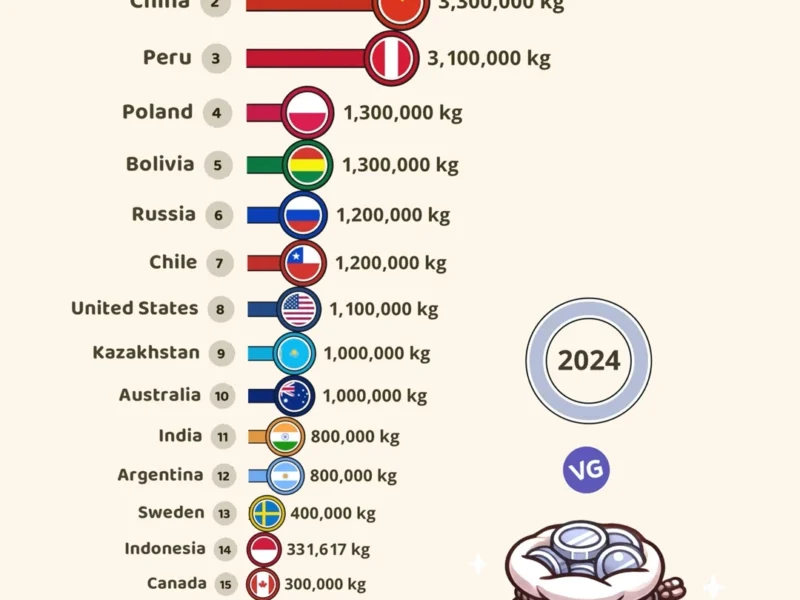 The Largest Silver Producers in the World 2024