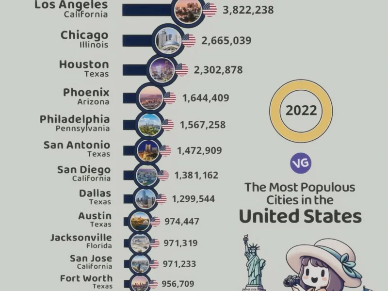 Most Populous U.S. Cities