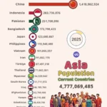 Top 20 Most Populous Countries in Asia (2025)