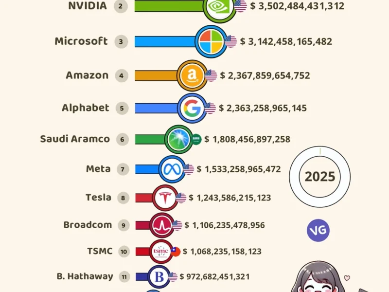 The Most Valuable Companies in the World 2025