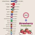 Top 20 Strawberry-Producing Countries (2022)