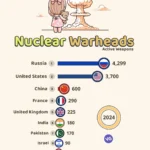 Nuclear Warheads (Active Weapons) - 2024