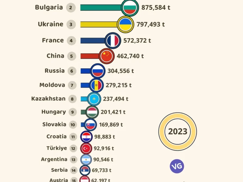 Sunflower Seed Exports (2023)