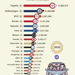 Top 20 Best-Selling Car Brands in the World (2024