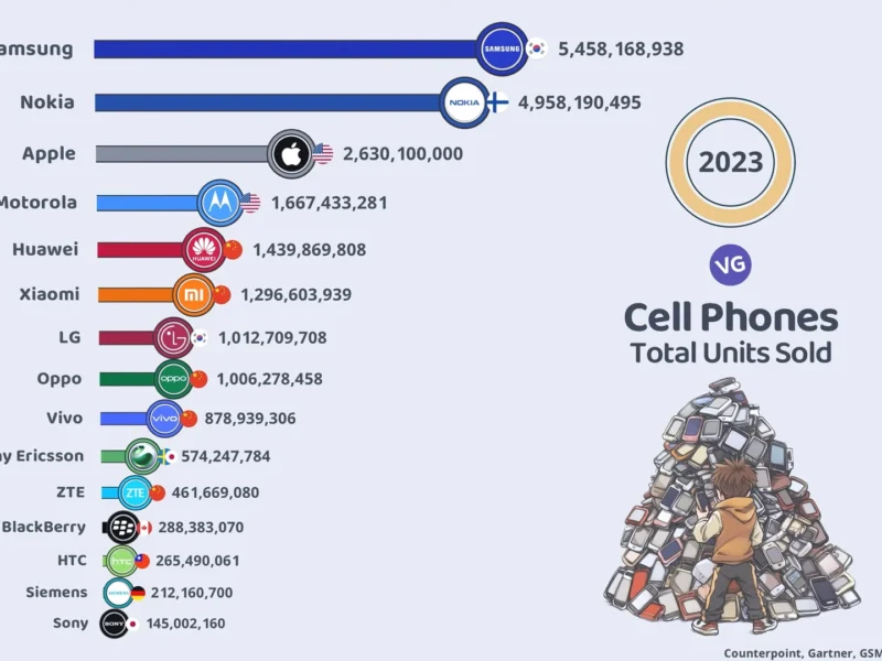 Best-Selling Cell Phone Brands Ever (2023)