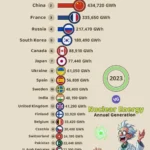 Top Nuclear Energy Generating Countries (2023)